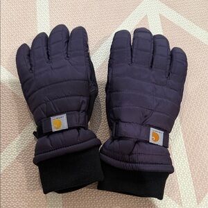 Carhartt Quilted Dark Purple Insulated Gloves